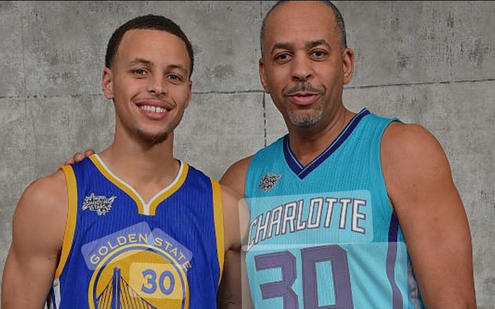 Steph Curry and Dell Curry